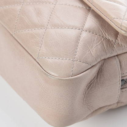 Chanel Glazed Calfskin Quilted Medium Duo Flap Beige 11 of 16
