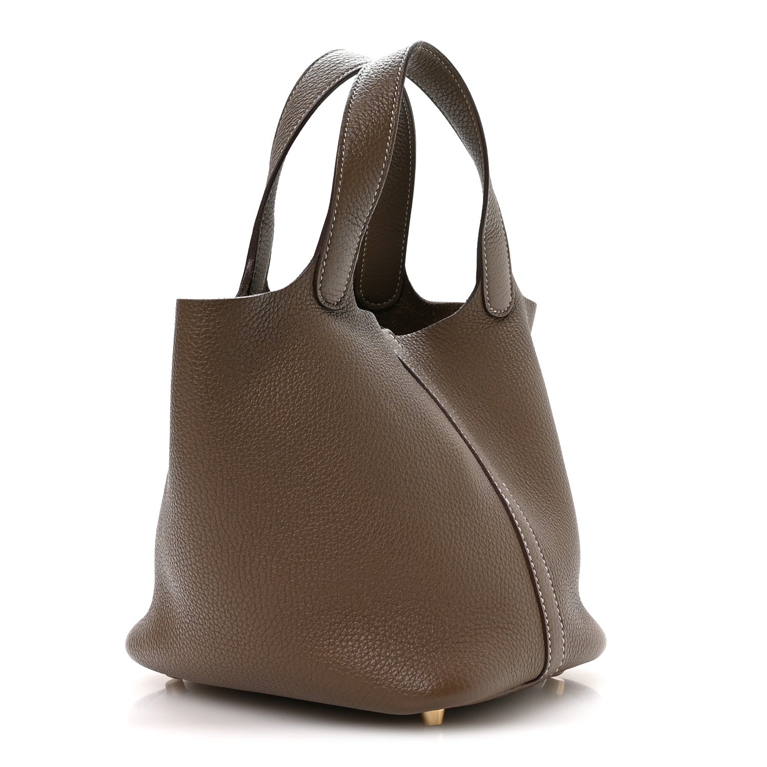 Hermes Taurillon Clemence Picotin Lock 18 PM Etoupe 3 of 10