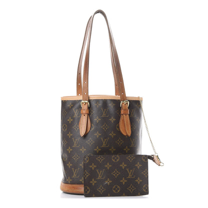 Louis Vuitton Monogram Petit Bucket 23 1 of 21