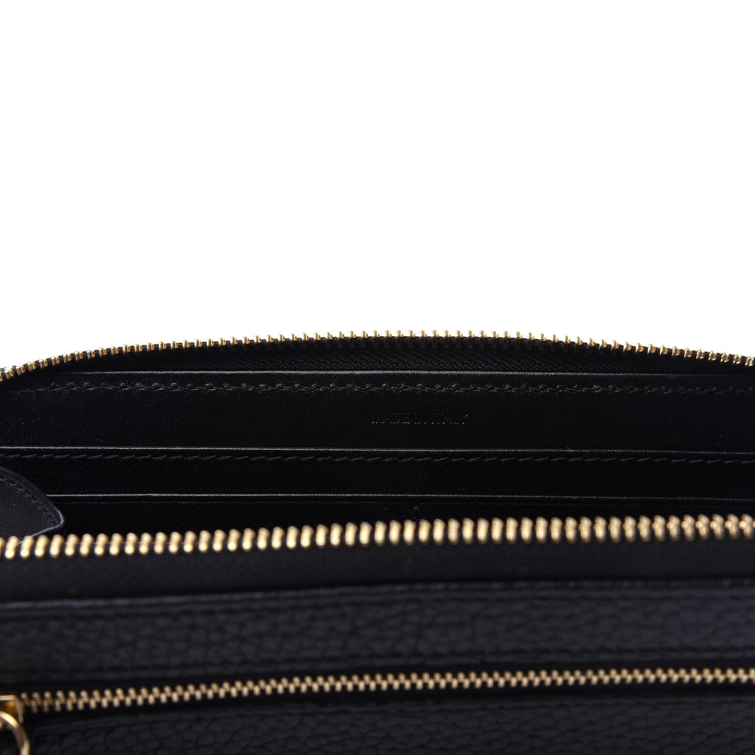 Burberry Grainy Calfskin Zip Around Wallet Black 7 of 8