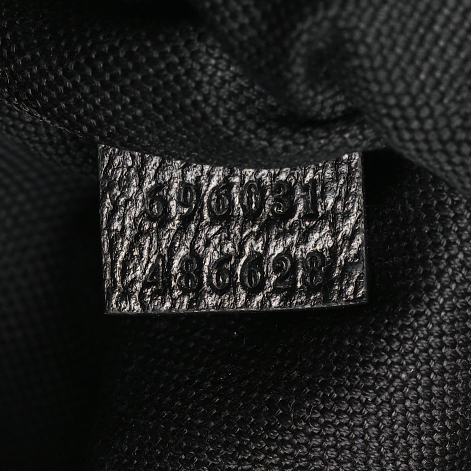 Gucci Monogram Jumbo GG Textured Dollar Calfskin Web Belt Bag Black 7 of 9