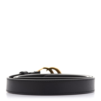 Gucci Calfskin Double G 20mm Belt 90 36 Black 2 of 5