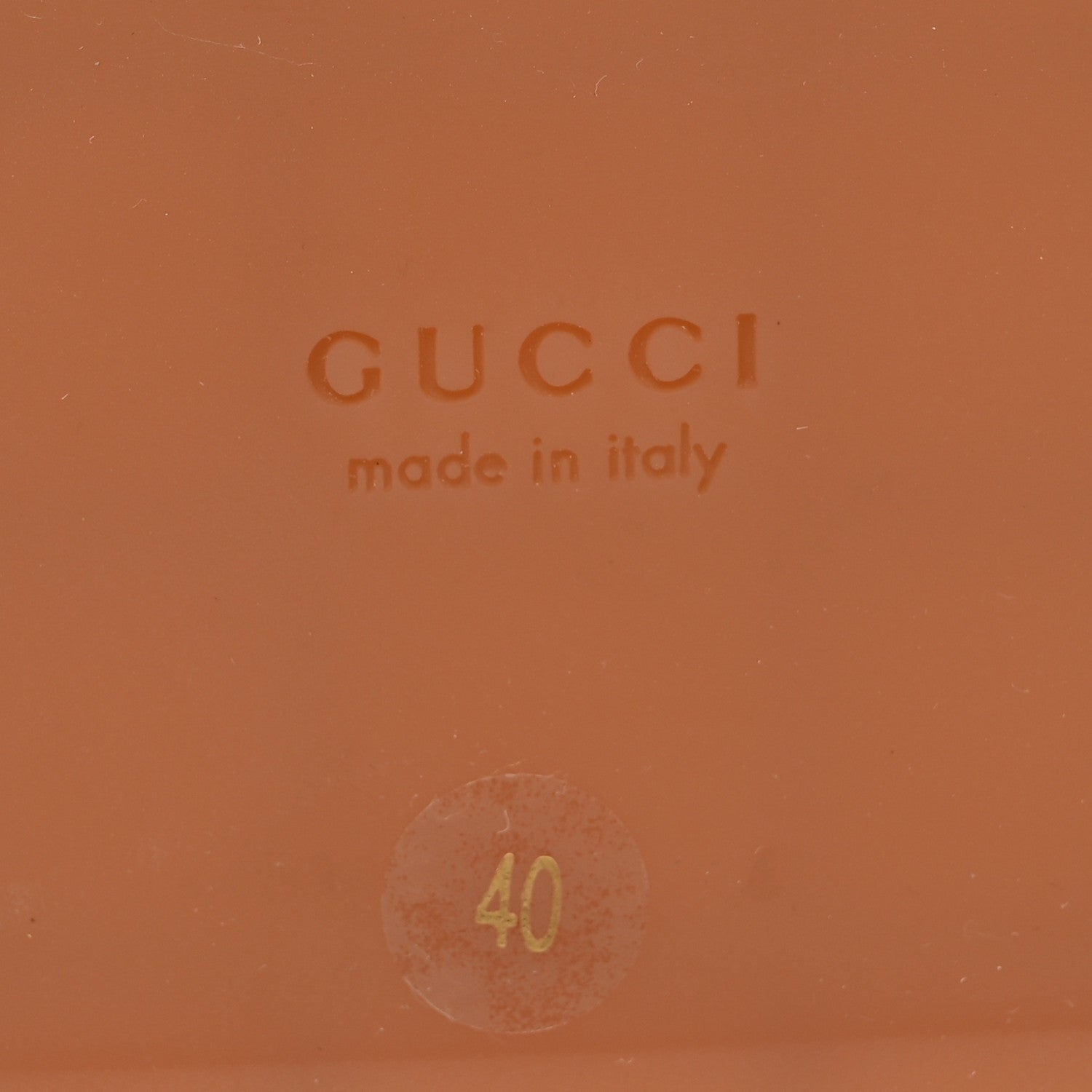 Gucci Canvas GG Monogram Angelina Platform Slide Sandals 40 Beige Ruggine 7 of 10