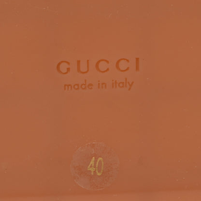Gucci Canvas GG Monogram Angelina Platform Slide Sandals 40 Beige Ruggine 7 of 10