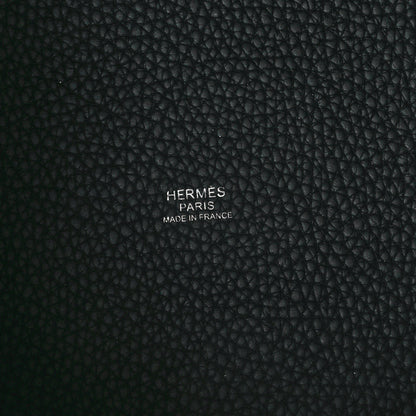 Hermes Taurillon Clemence Picotin Lock 22 MM Black 6 of 8