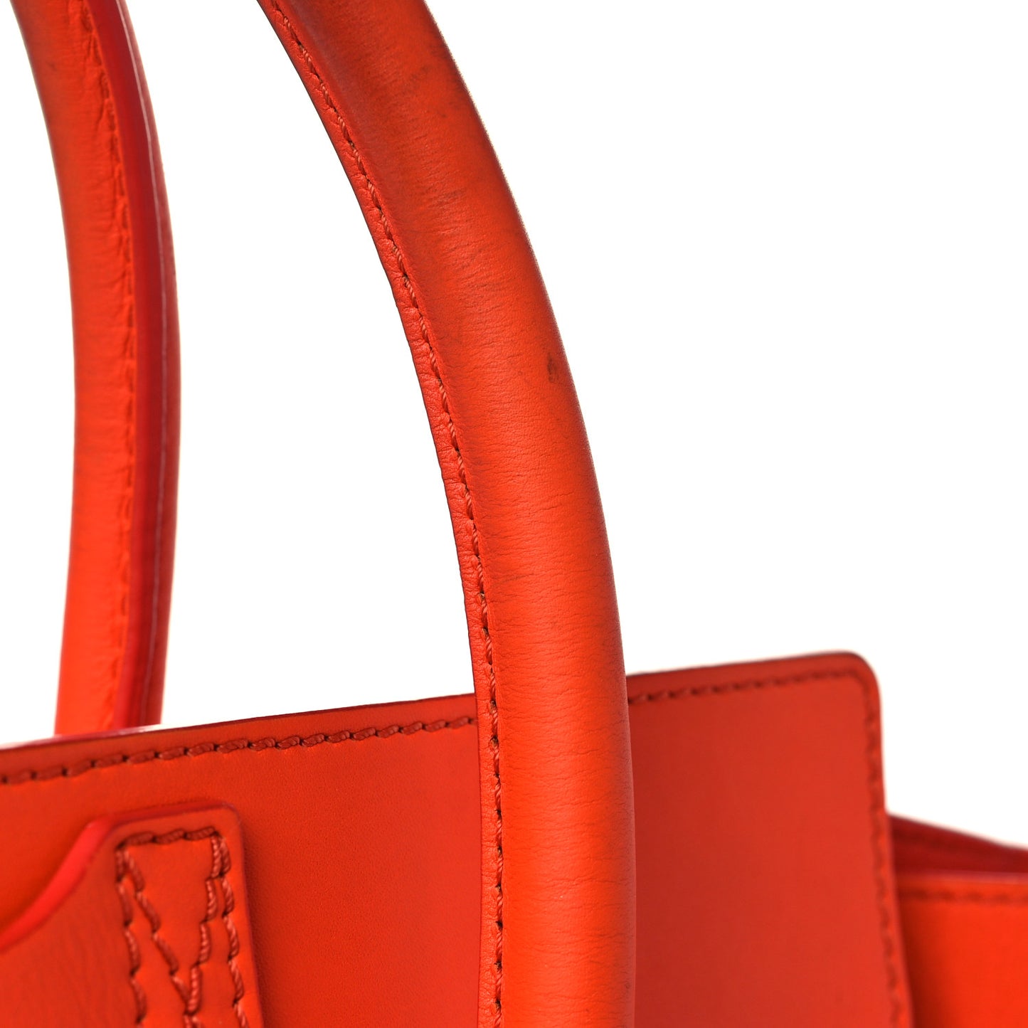 Smooth Calfskin Mini Luggage Orange