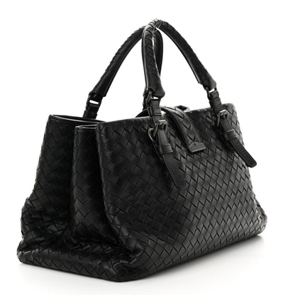Bottega Veneta Light Calf Intrecciato Small Roma Black 3 of 14