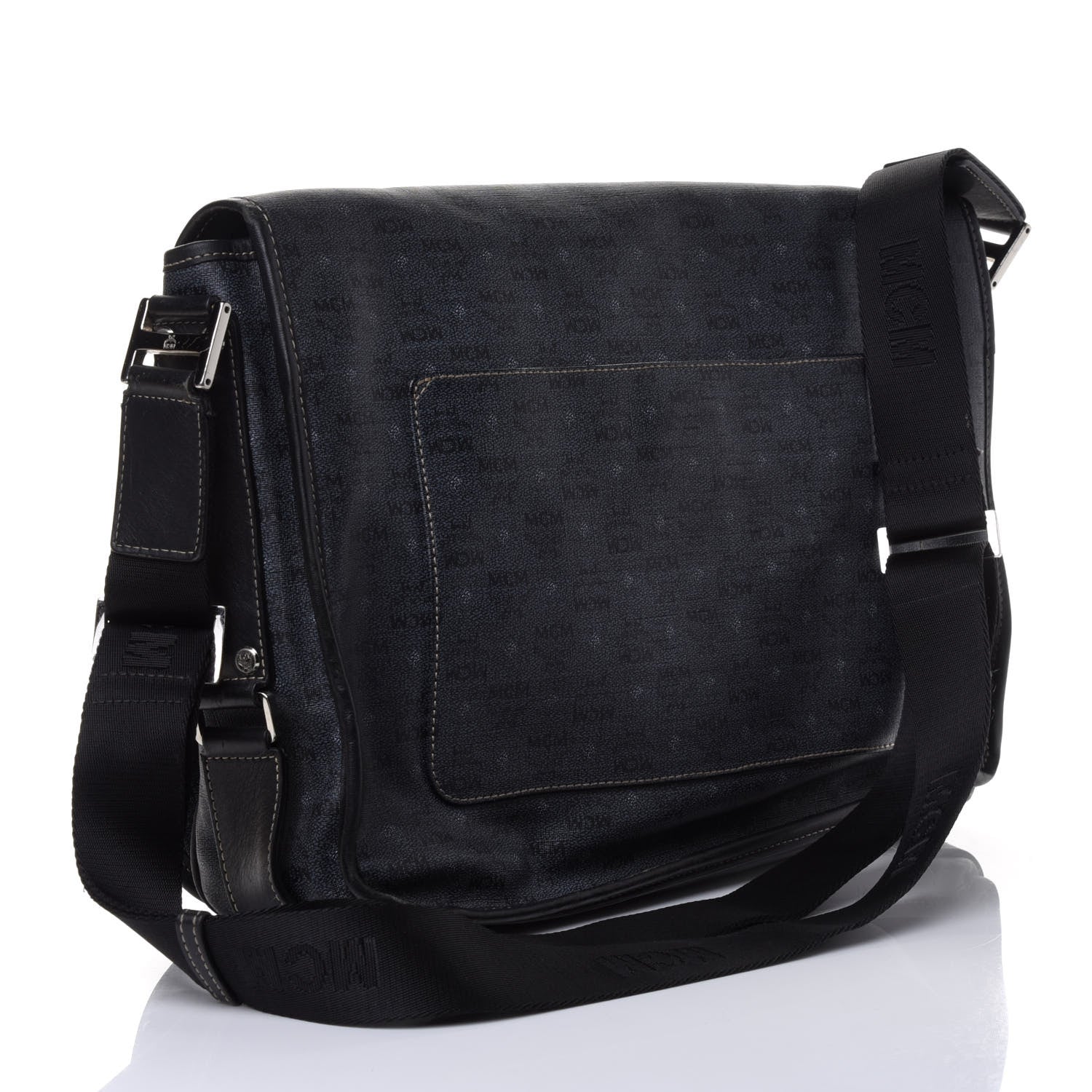 MCM Visetos Messenger Bag Black 2 of 4