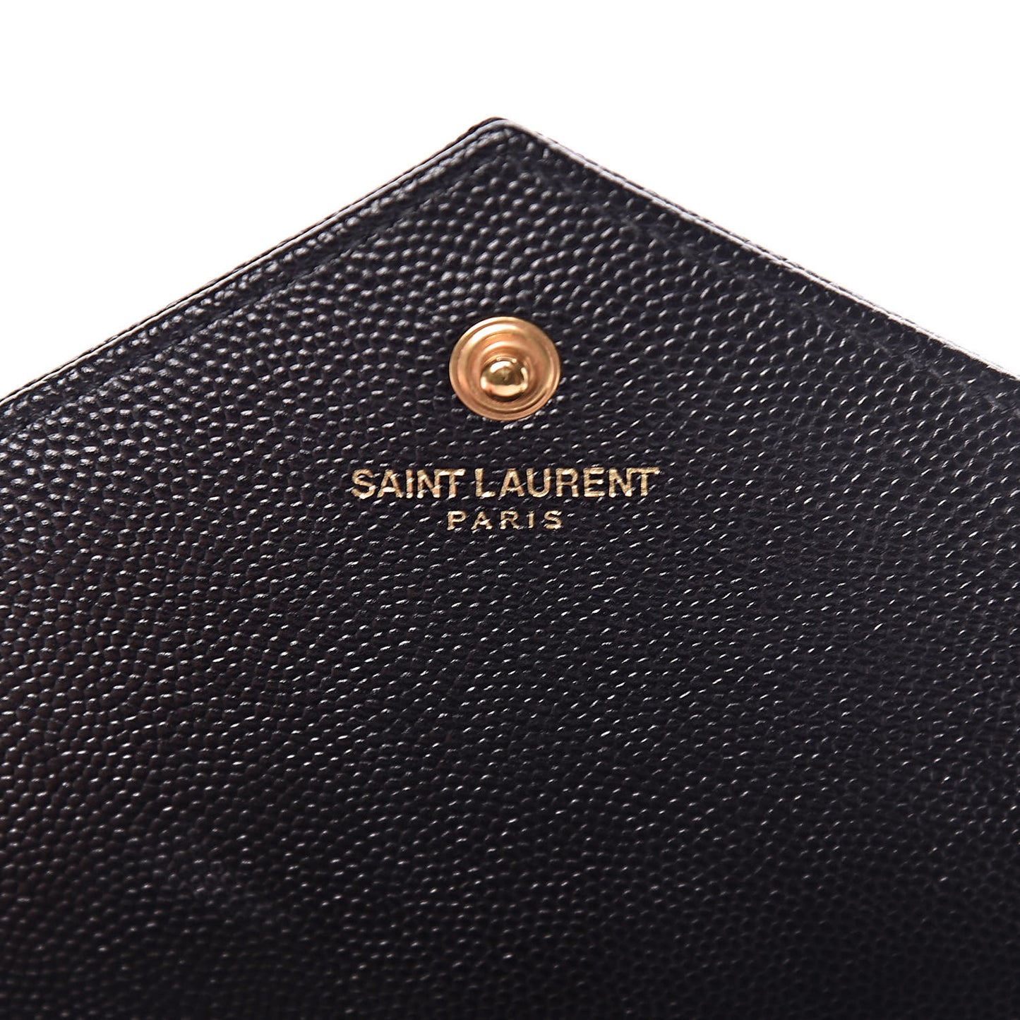 Grain De Poudre Matelasse Chevron Deconstructed Monogram Chain Wallet Black