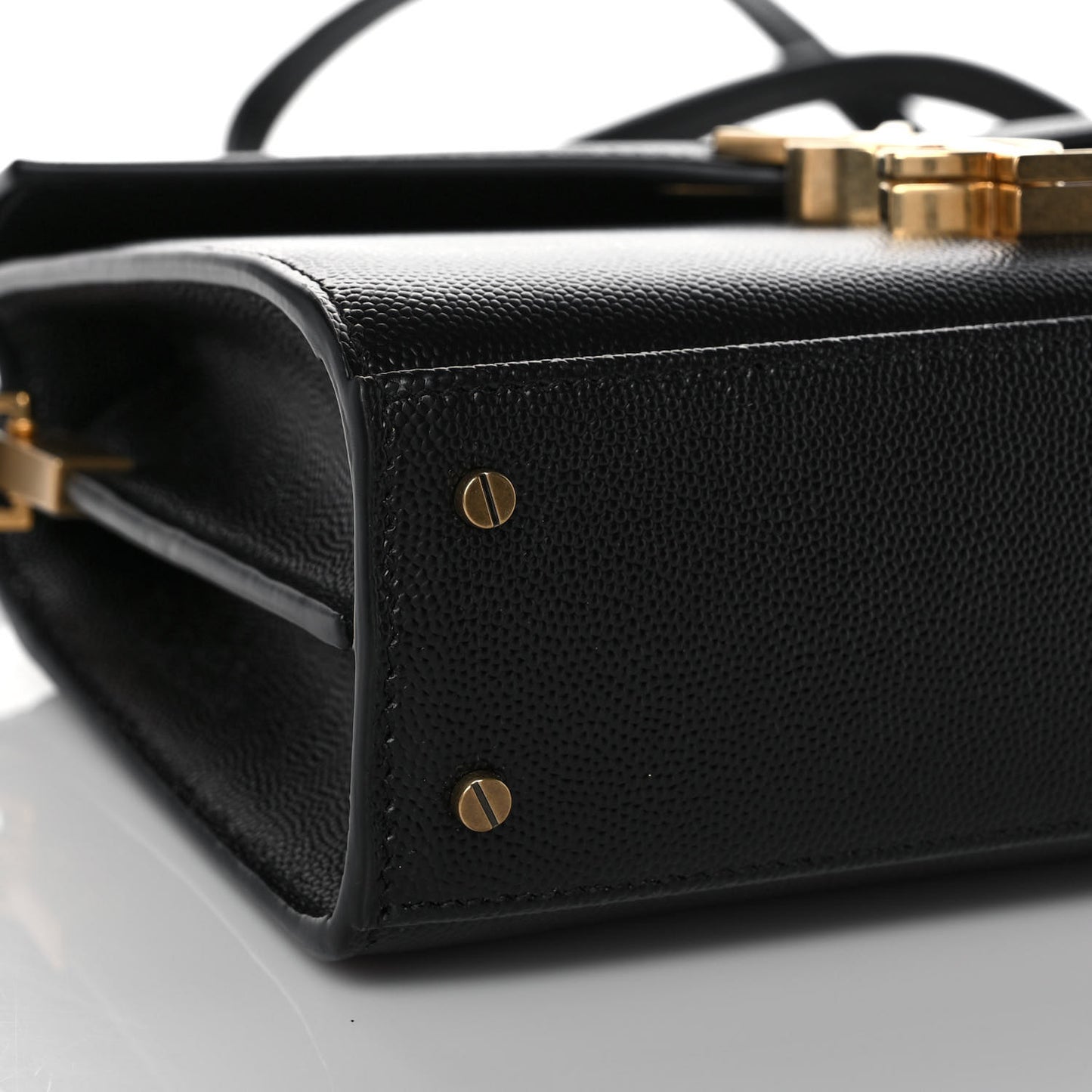 Grain de Poudre Mini Classic Monogram Cassandra Top Handle Black