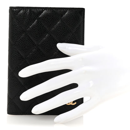 Chanel Caviar Quilted Passport Holder Black 2 of 8