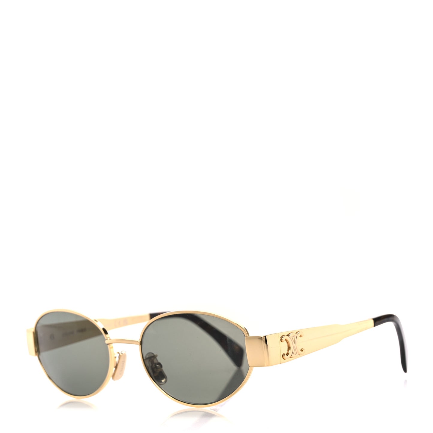 Metal Triomphe 01 Sunglasses CL40235U Gold Green