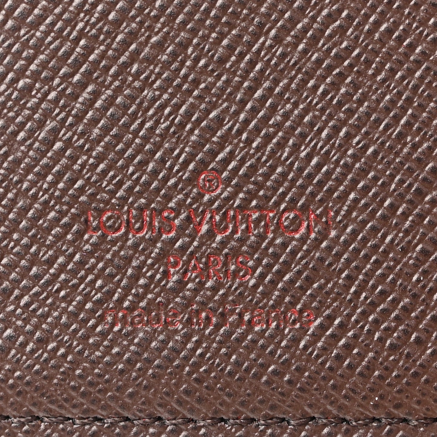 LOUIS VUITTON Damier Ebene Small Ring Agenda Cover