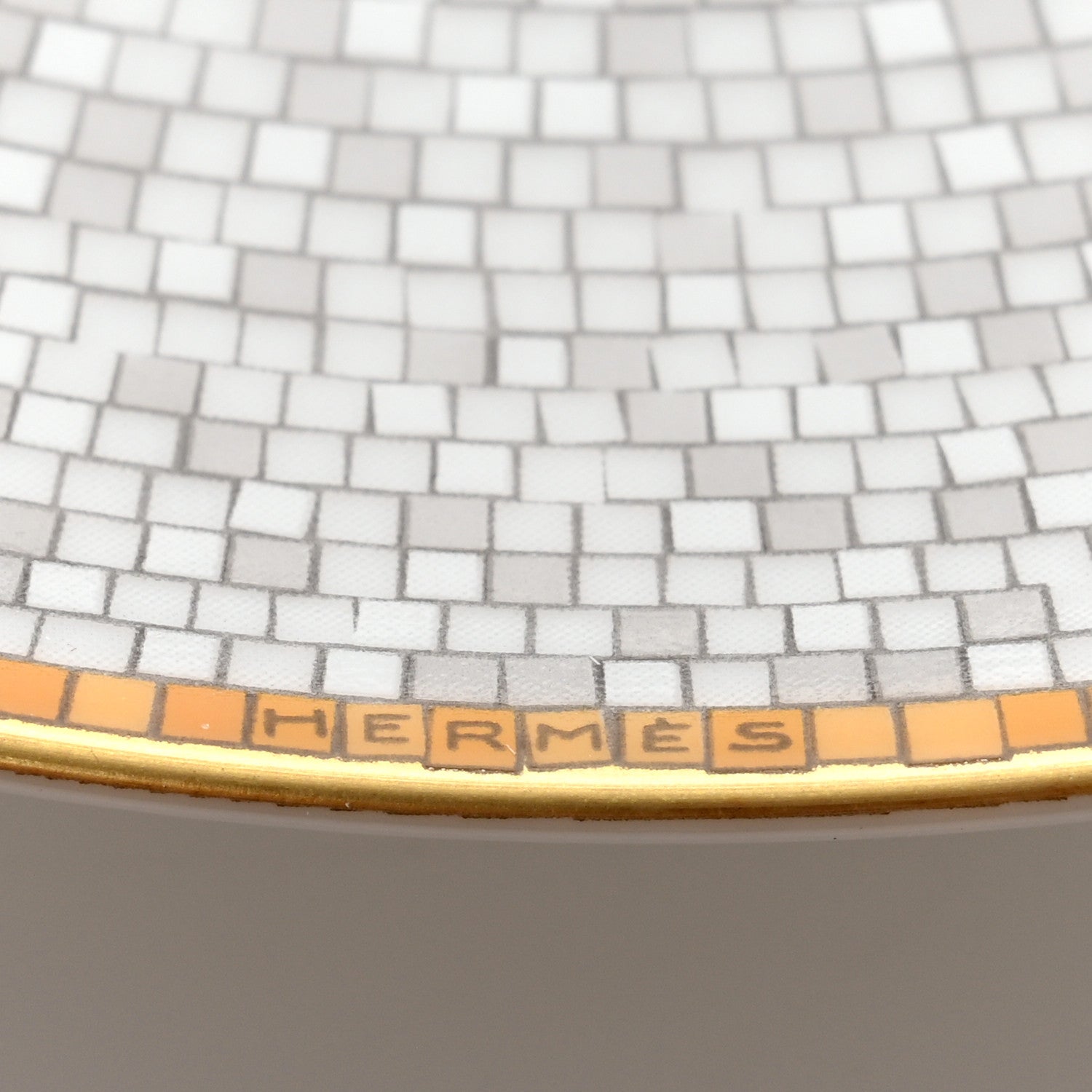 Hermes Porcelain Mosaique au 24 Bread And Butter Plate 4 of 6