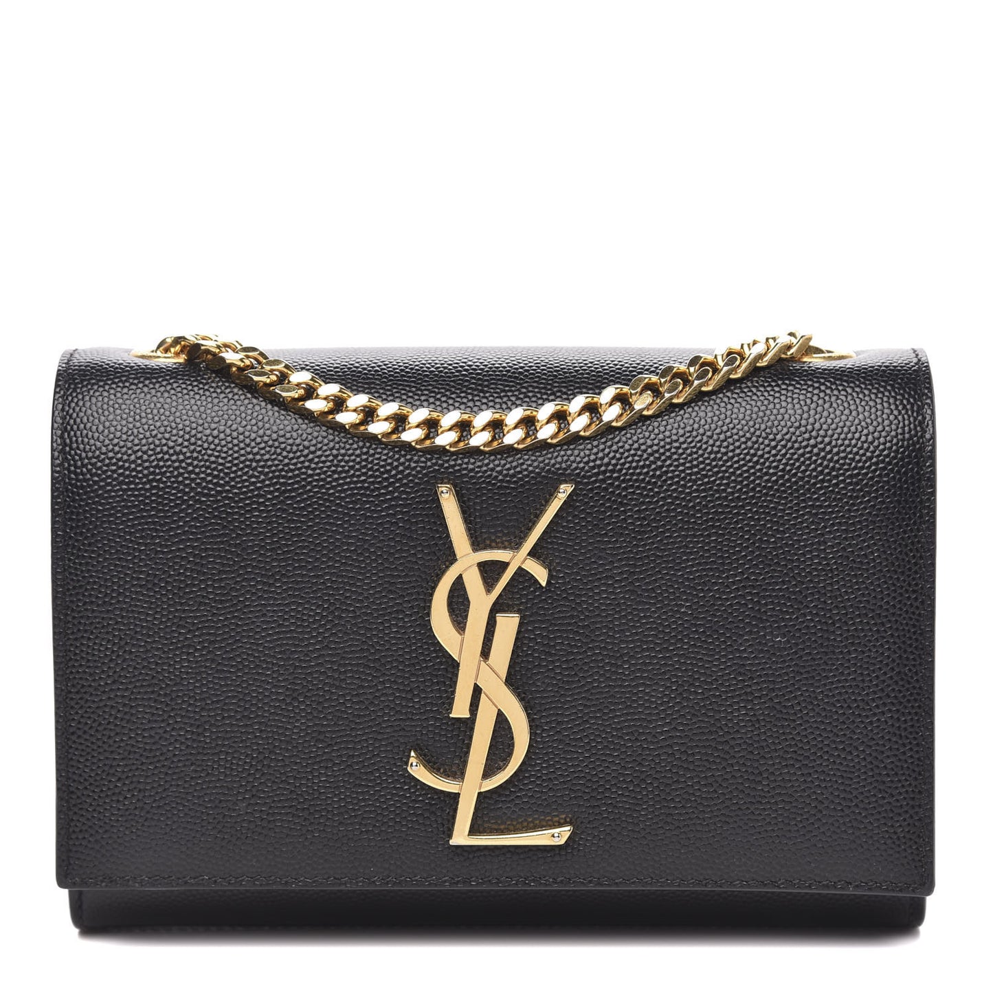 Grain De Poudre Small Monogram Kate Satchel Black