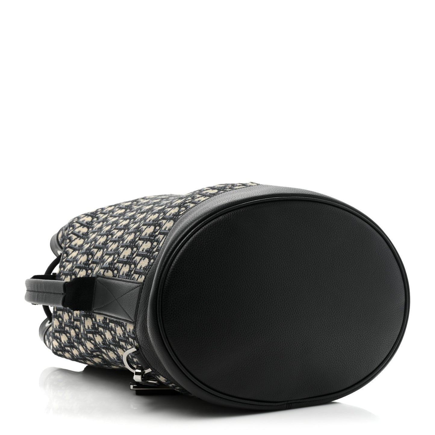 Oblique Convertible Drawstring Sling Bucket Backpack Black Multicolor Black Multicolor