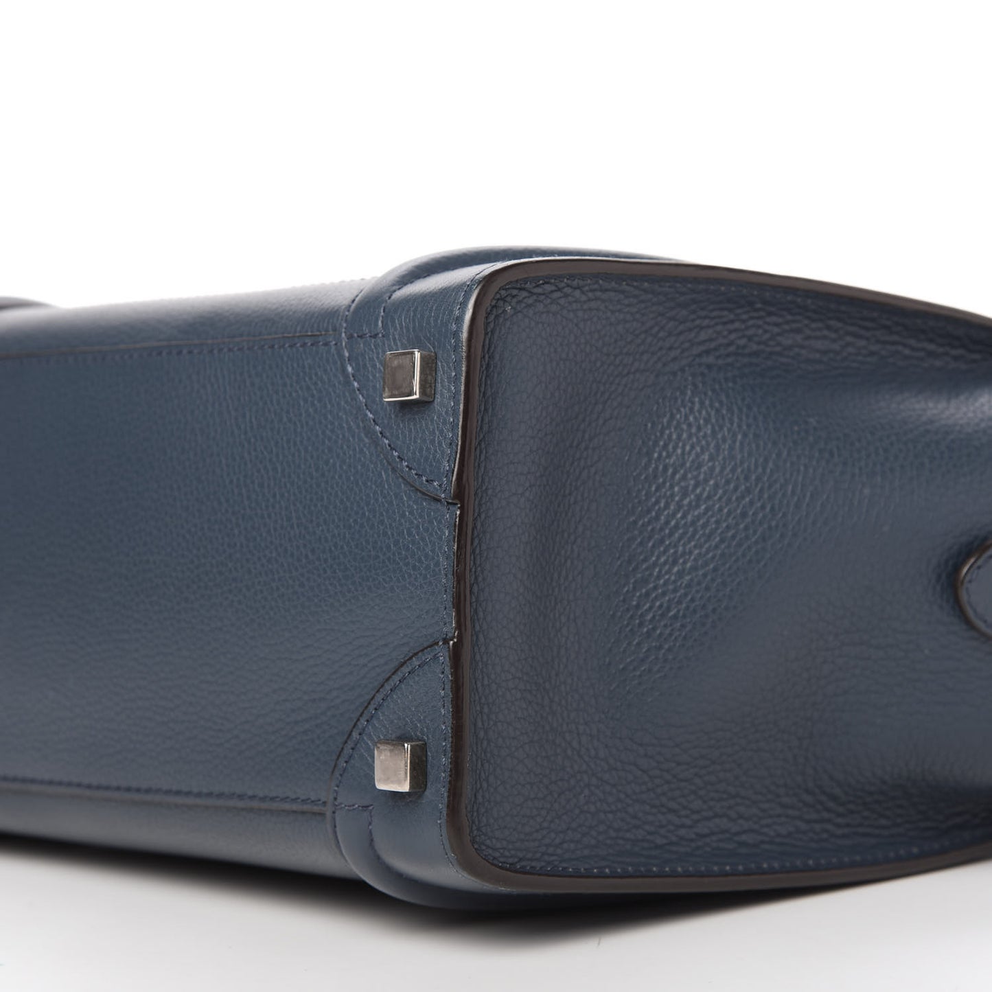 Drummed Calfskin Micro Luggage Orage