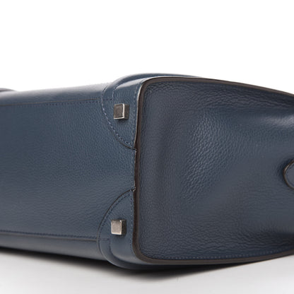 Celine Drummed Calfskin Micro Luggage Orage 7 of 10