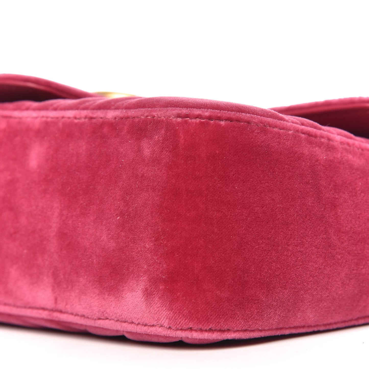 Velvet Matelasse Small GG Marmont Shoulder Bag Light Raspberry Rose