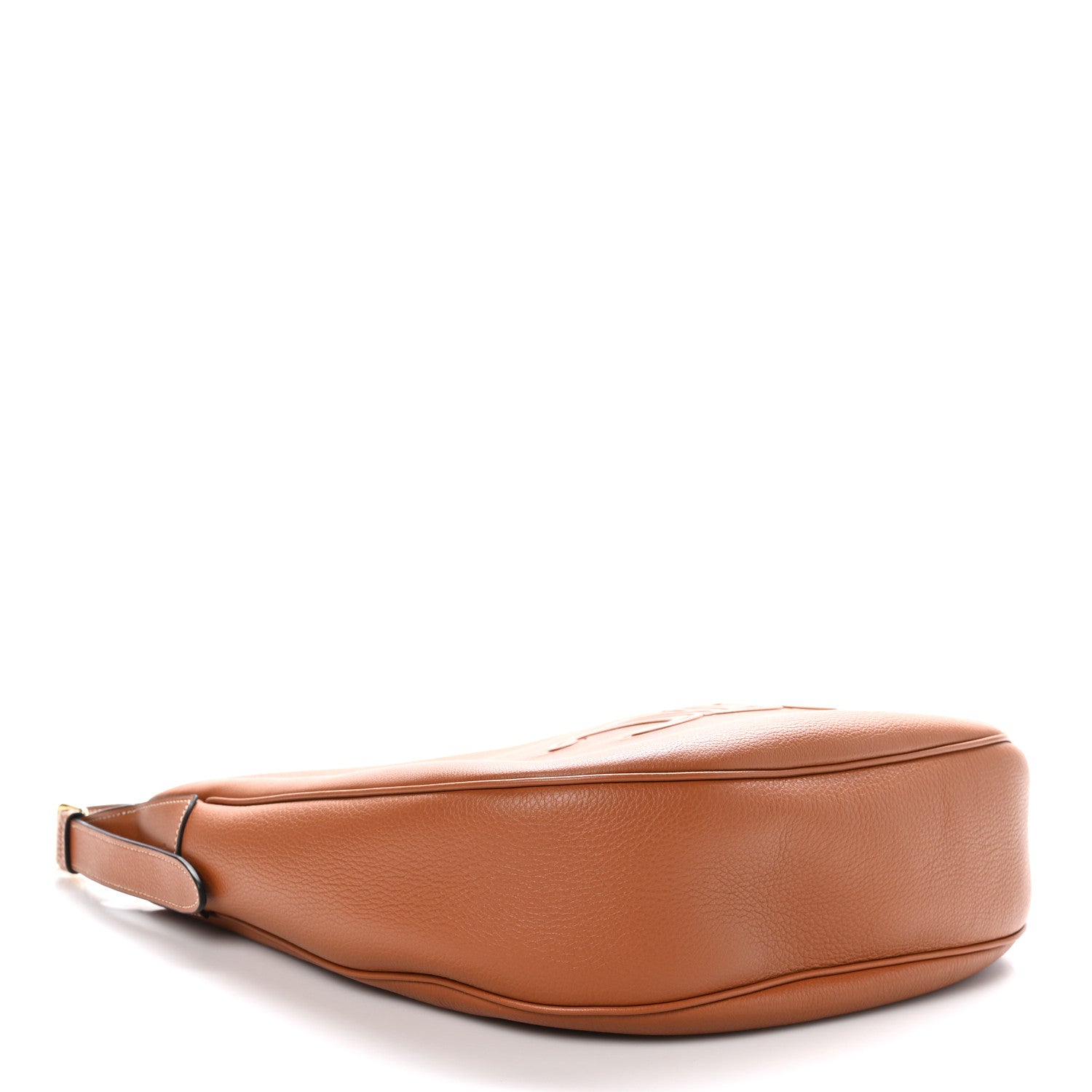 Celine Supple Calfskin Medium Triomphe Heloise Shoulder Bag Tan 4 of 10