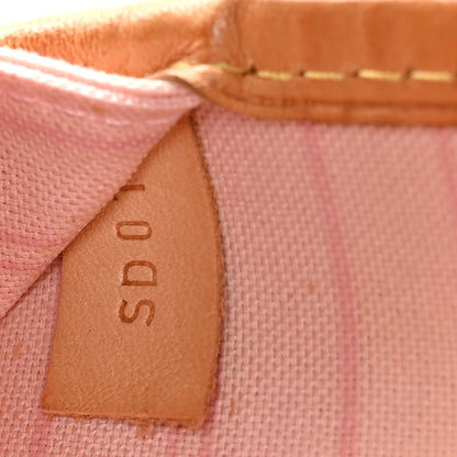 Louis Vuitton Damier Azur Neo Neverfull MM Rose Ballerine 7 of 12