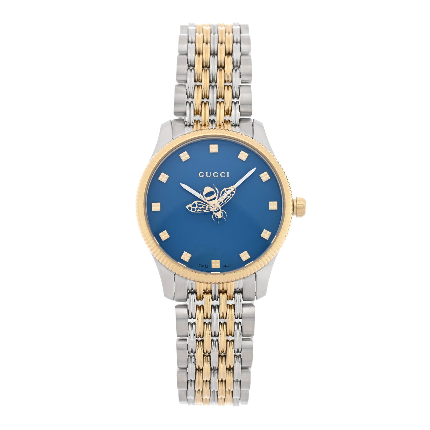 Stainless Steel 29mm G-Timeless Bee Quartz Watch Blue