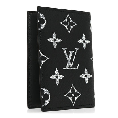 Louis Vuitton Calfskin Monogram Firefly Pocket Organizer P9 Black 3 of 8