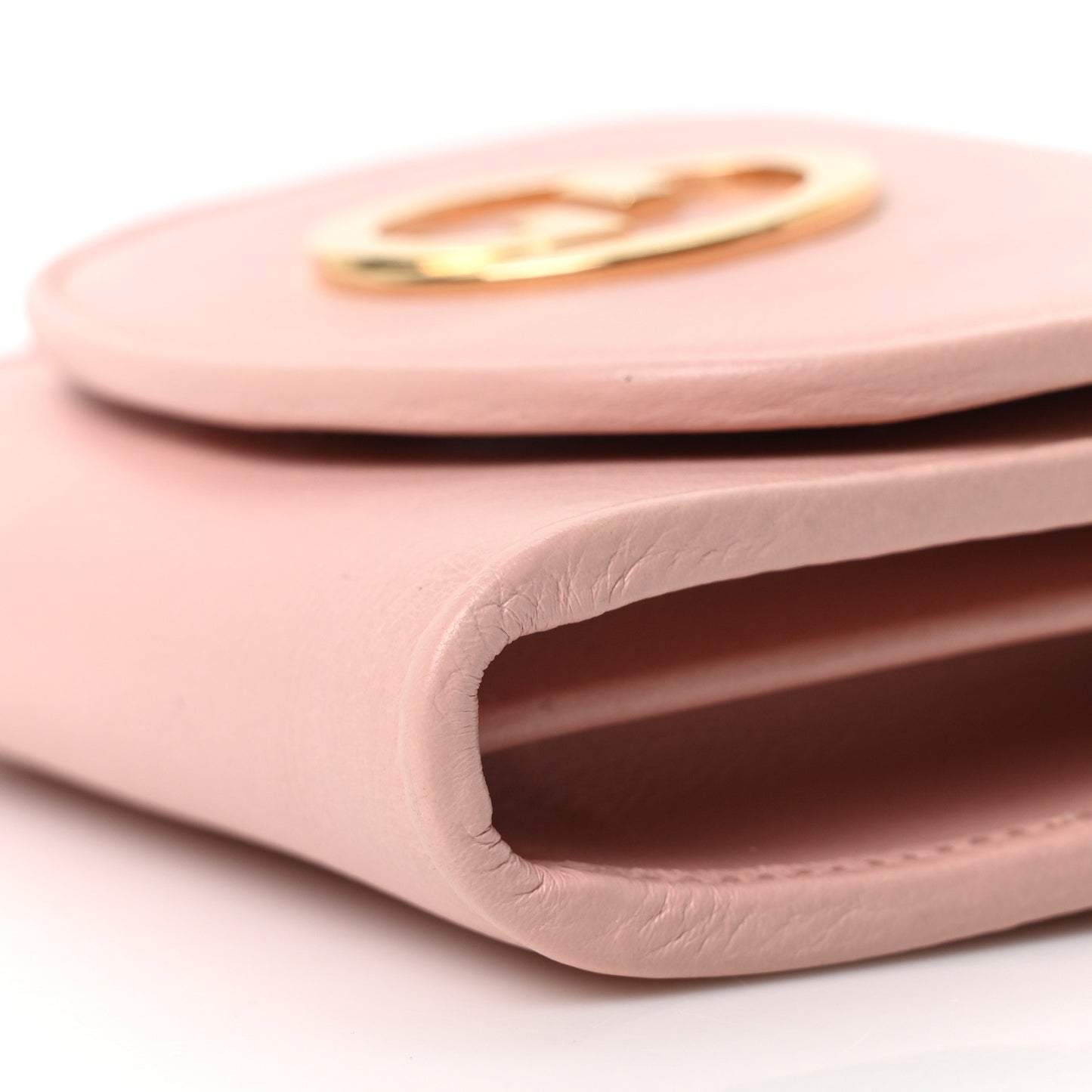 Roxy Calfskin Medium Blondie Chain Wallet Powder Pink