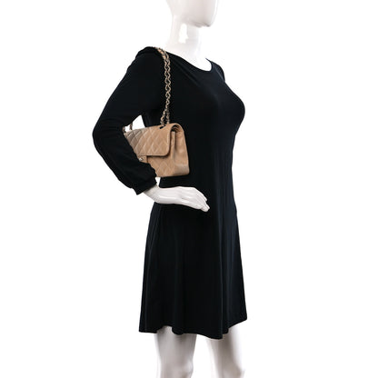 Chanel Caviar Quilted Small Double Flap Beige 2 of 14