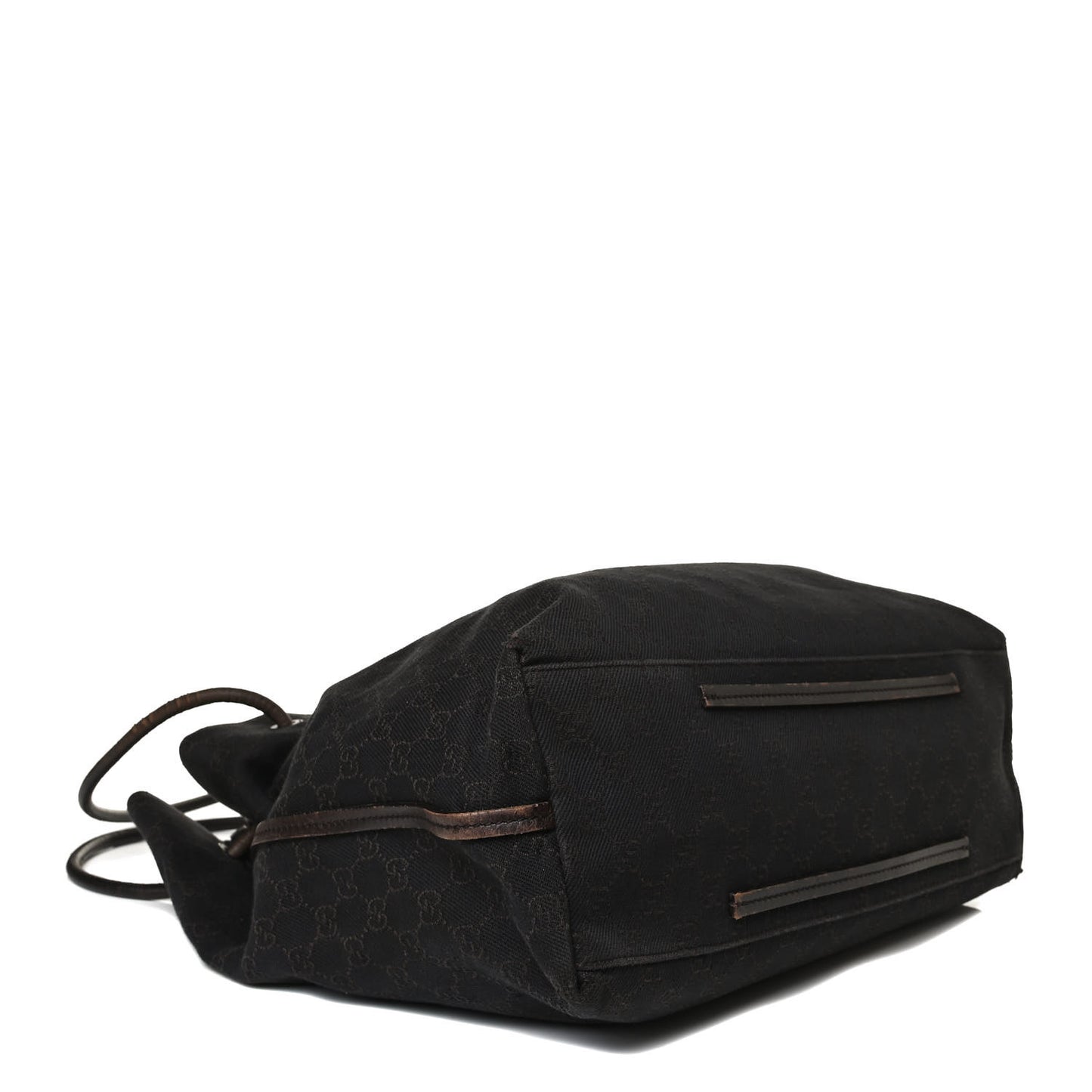 Smooth Calfskin Large Tie Knot Tote Black