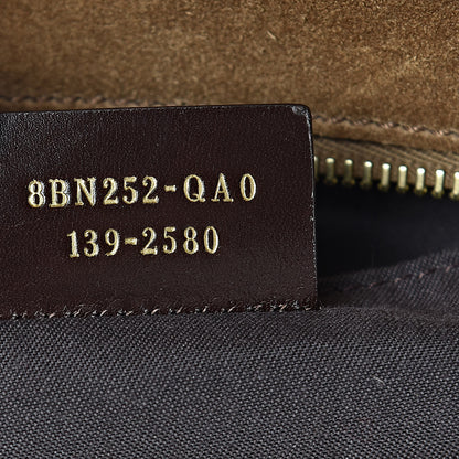 Fendi Calfskin Suede Boston Satchel Foresta 9 of 19