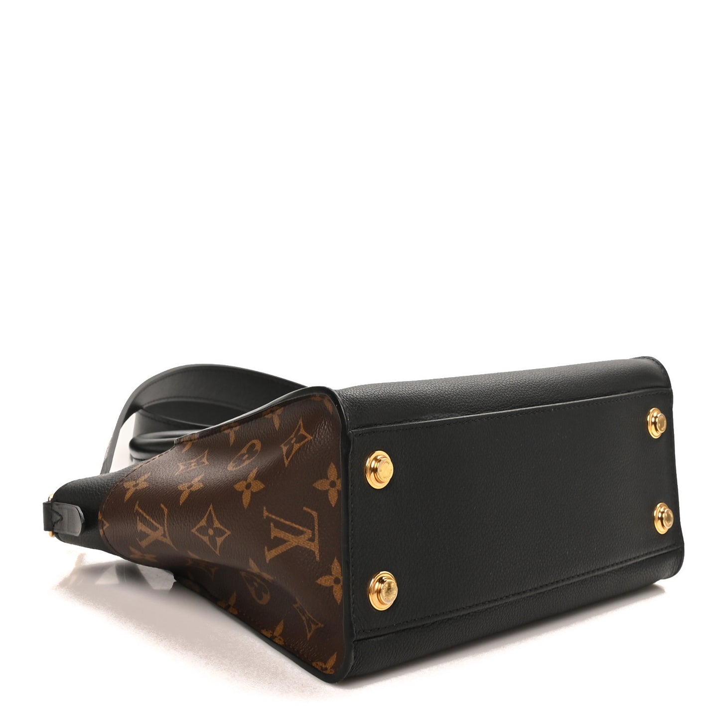 Calfskin Monogram On My Side PM Black