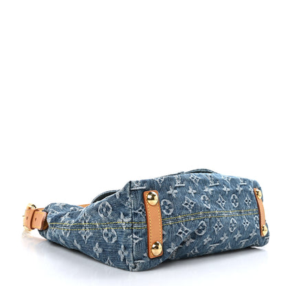 Louis Vuitton Monogram Denim Baggy PM Blue 4 of 8