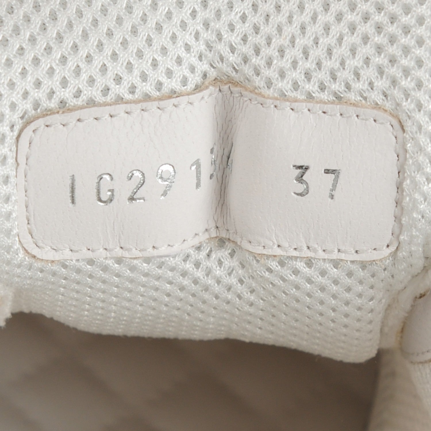 Chanel Suede Calfskin CC Sneakers 37 White Grey 9 of 9