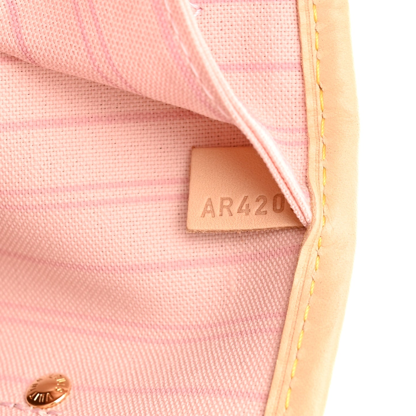 Damier Azur Neo Neverfull MM Rose Ballerine