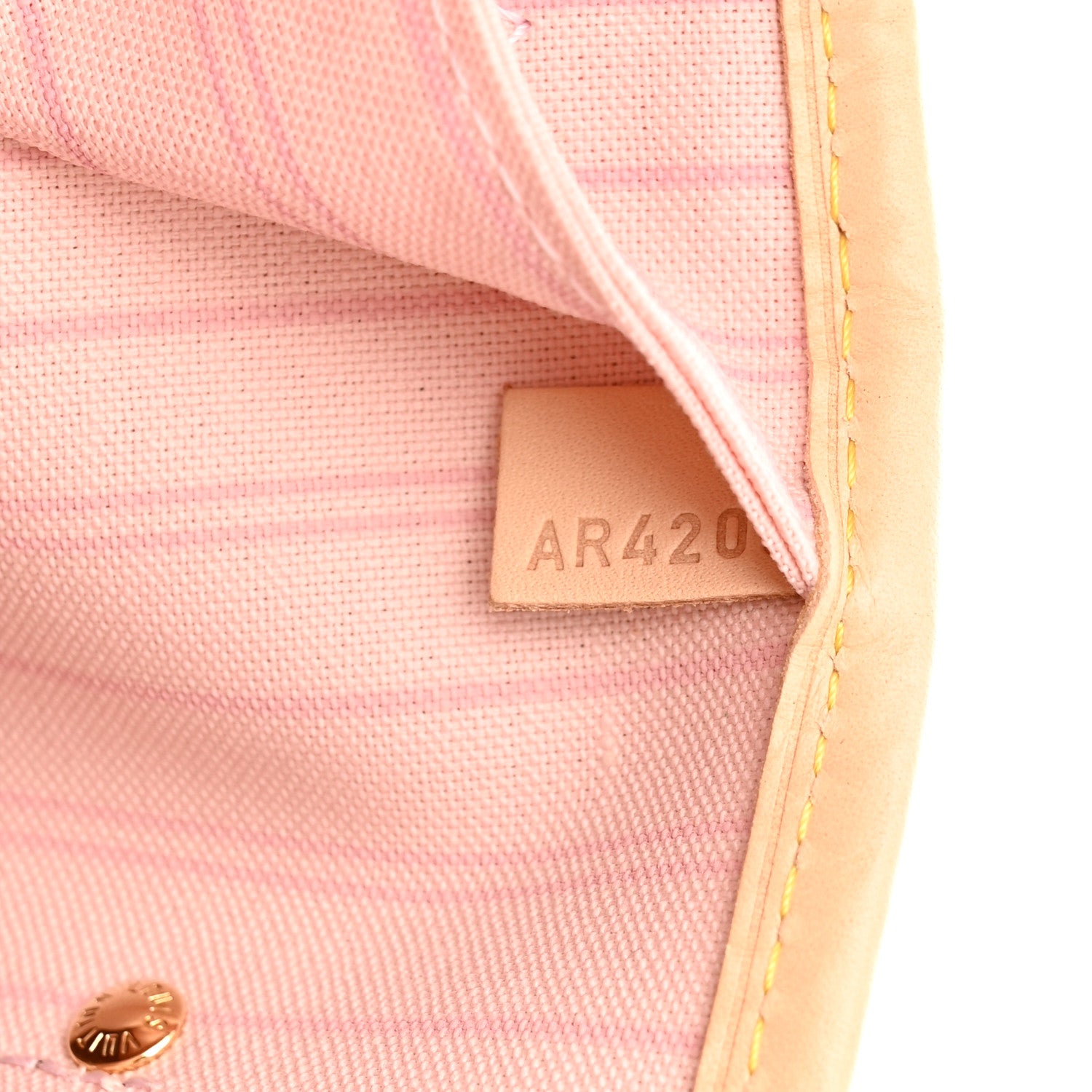 Louis Vuitton Damier Azur Neo Neverfull MM Rose Ballerine 7 of 10