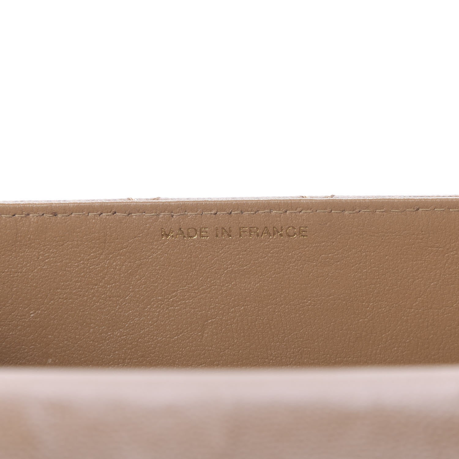 Chanel Caviar Stitch Small Single Flap Beige 9 of 10