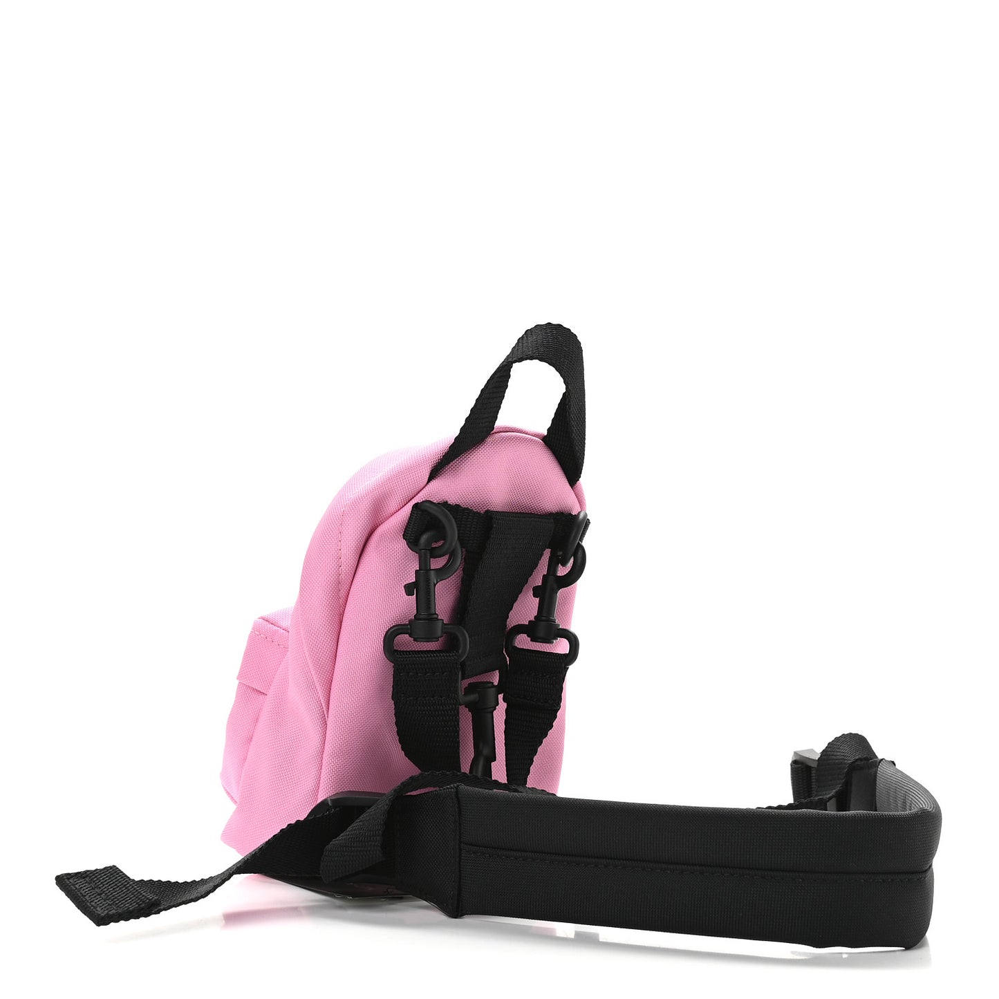 Recycled Casual Nylon Mini Oversized Backpack Pink