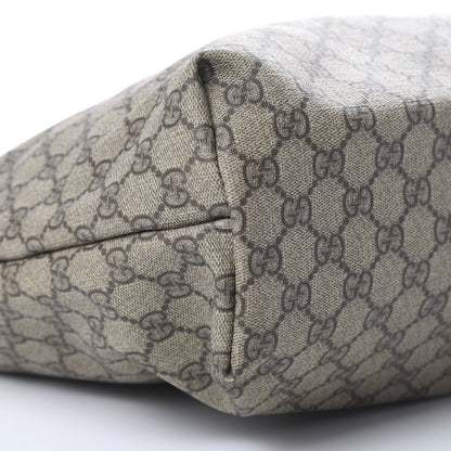 Gucci GG Supreme Monogram Large Zippered Shopping Tote Off White 8 of 15