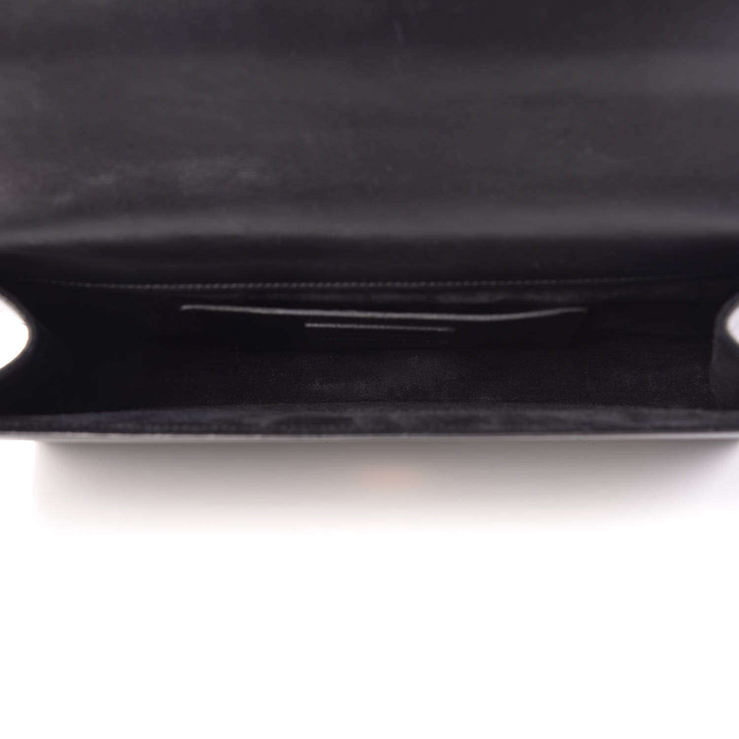 Saint Laurent Calfskin Classic Monogram Cassandre Clutch Black 5 of 9