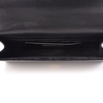 Saint Laurent Calfskin Classic Monogram Cassandre Clutch Black 5 of 9