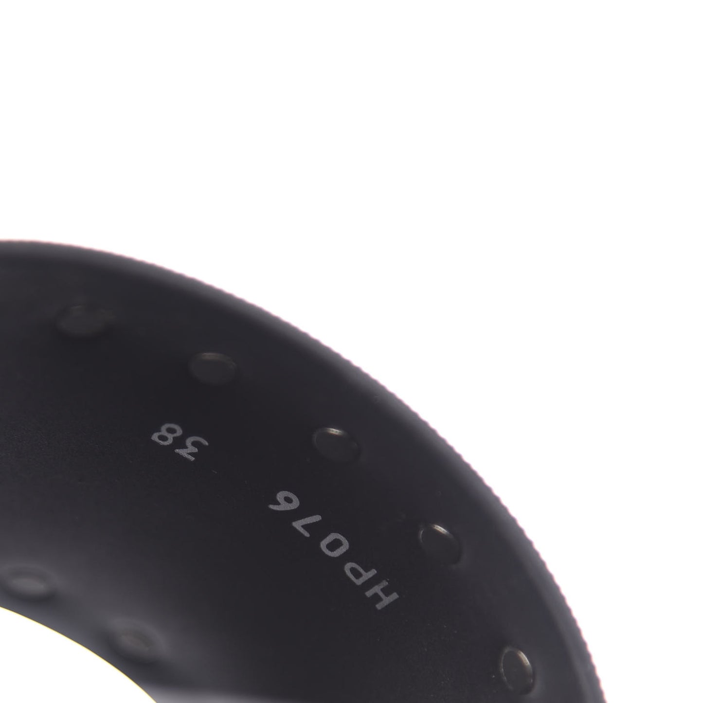 Rubber Rockstud Slide Sandals 38 Black