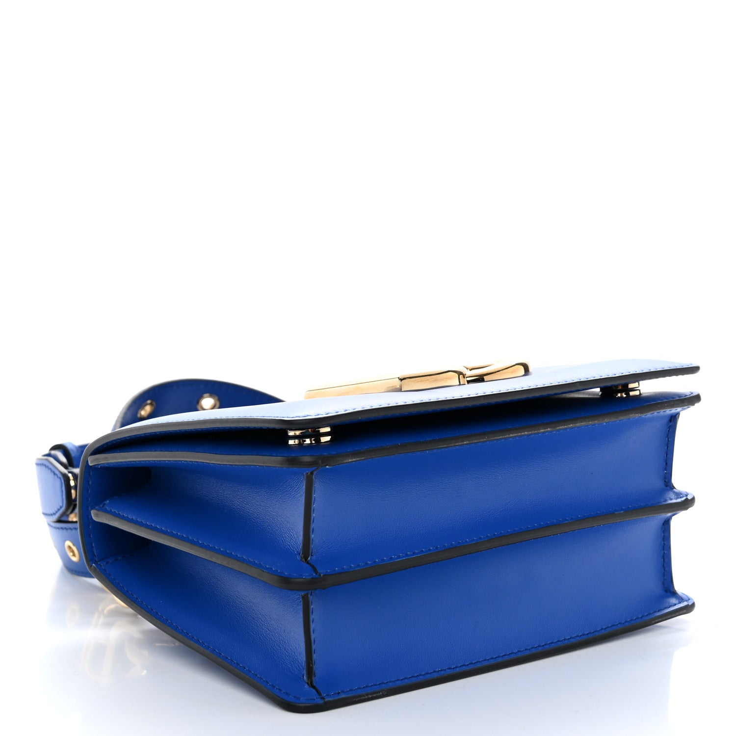 Dolce & Gabbana Calfskin 3.5 Crossbody Bag Blue 4 of 10