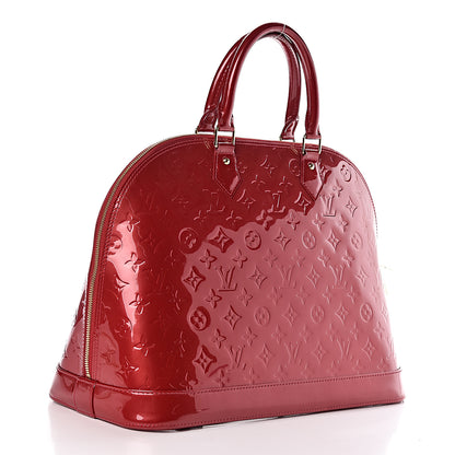 Louis Vuitton Vernis Alma GM Pomme D'Amour 3 of 11