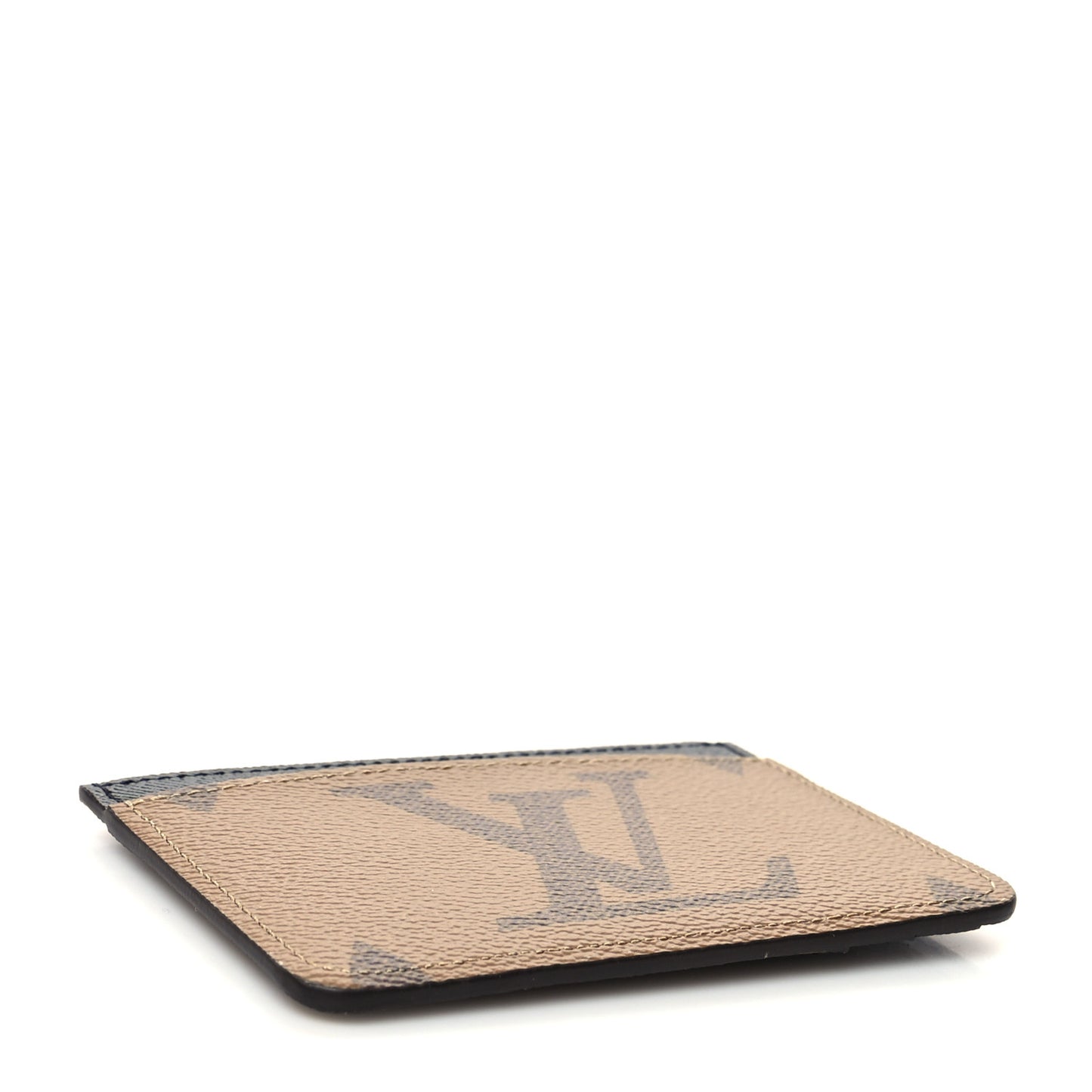 Reverse Monogram Side Up Card Holder