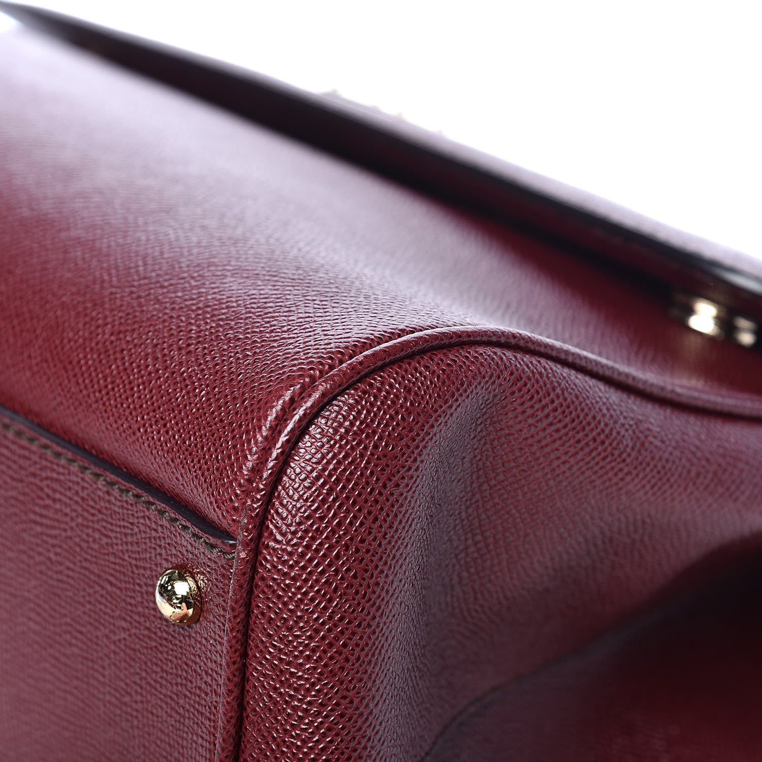 Dolce & Gabbana Dauphine Large Miss Sicily Satchel Burgundy 11 of 13