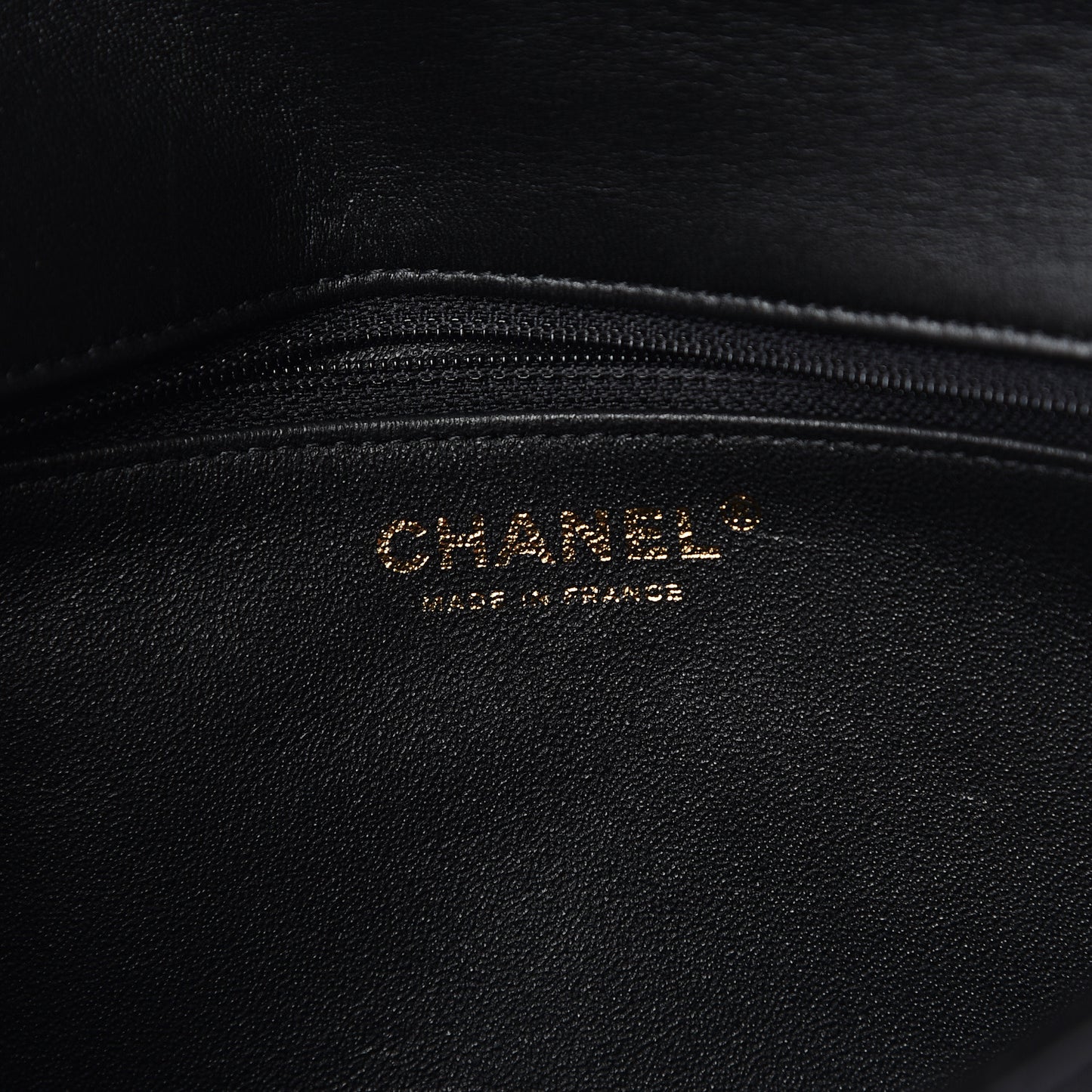 Lambskin Quilted Flap Clutch Black