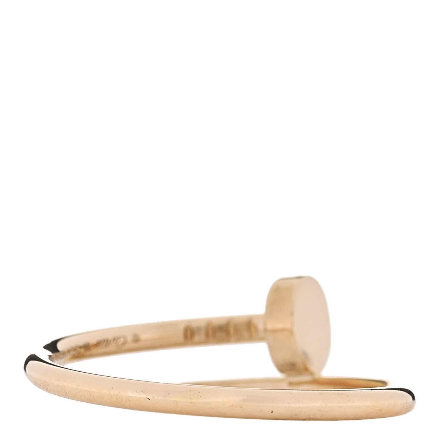 Cartier 18K Yellow Gold Small Juste Un Clou Ring 58 8.25 3 of 6
