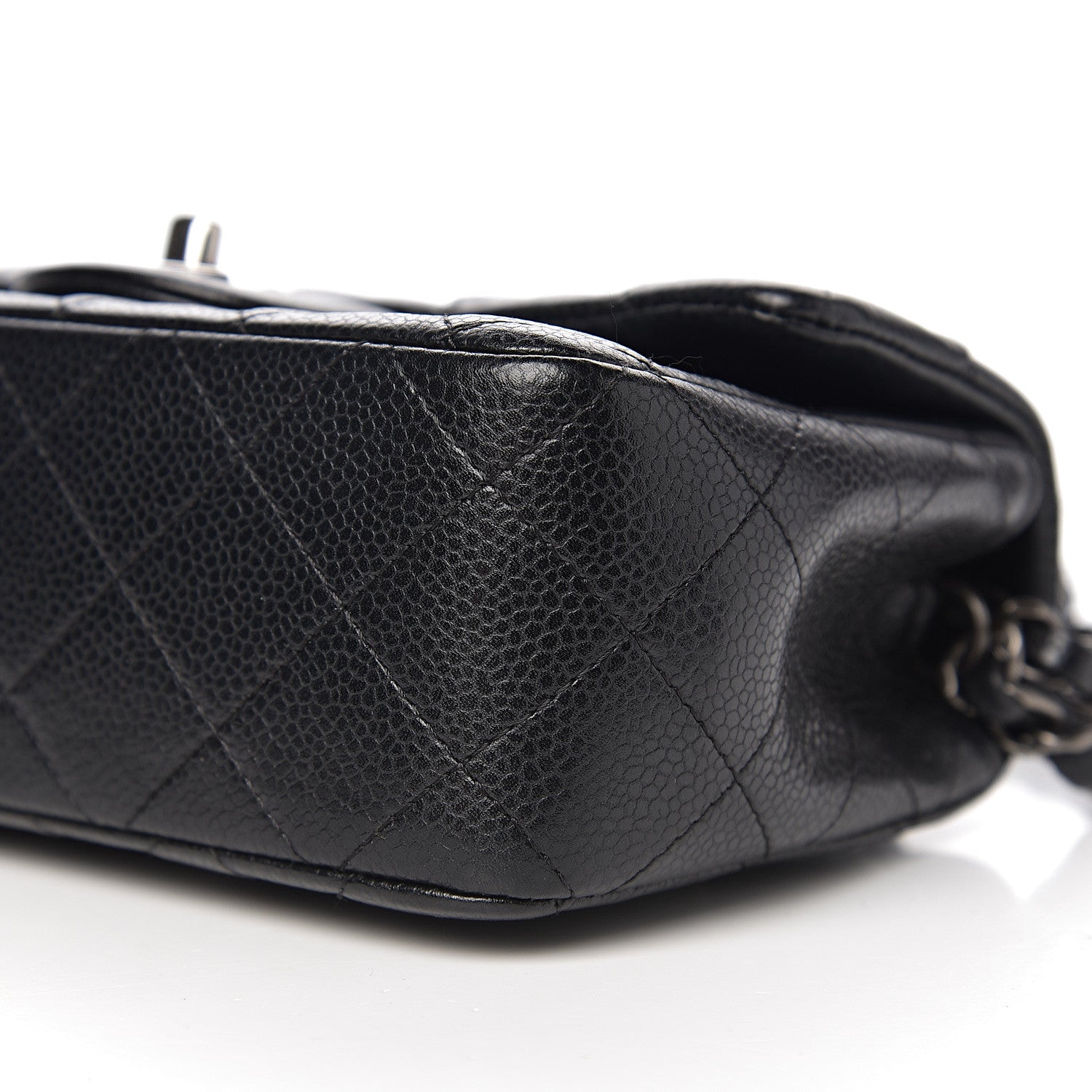 Chanel Caviar Quilted Mini Rectangular Flap Black 8 of 10