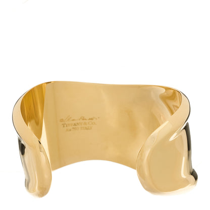 Tiffany 18K Yellow Gold Small Elsa Peretti Right Wrist Bone Cuff Bracelet 2 of 3